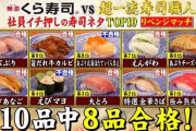 【朗報】無添くら寿司、超一流のお寿司屋さんだった