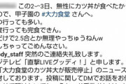 【悲報】インスタバエが群がり甲子園球場近くの大盛りカツ丼販売中止に
