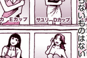 縦漫画・寄せ上げた巨乳と天然の巨乳を見抜ける方法