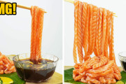 【朗報】シンガポールさん、なんとサーモンの刺身をつけ麺にしてしまうｗｗｗｗｗｗｗｗｗｗｗ