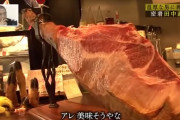 【狂気】ココリコ田中直樹さん、店頭に置いてある生ハムを勝手に食い始める