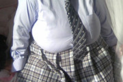 【画像】巨乳の中学生のおっぱいwwww
