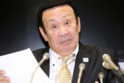 テコンドー協会会長さん、とんでもない顔をする