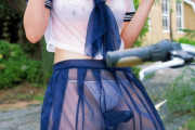 【画像】JKさん暑すぎて制服が透けてしまうｗｗｗｗｗｗｗｗｗｗｗｗｗｗｗ