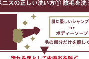 【画像あり】ペニスの正しい洗い方がTwitterで4.1万いいね
