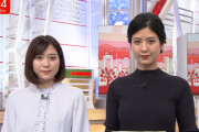 【画像】スーパーJチャンネルの桝田沙也香アナ、ニットおっぱいでっけい