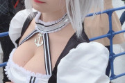 【画像】巨乳コスプレイヤーさん、パチンカスどもに悪魔の二択を提示してくるｗｗｗ