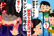 【2ch修羅場】子供を使ってベランダから侵入し野菜を盗む泥ママ→ネットを張って対策したらマンションの15階から子供2人が落ちていった…