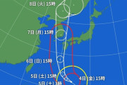 台風10号、更新
