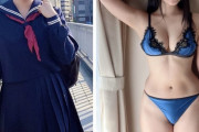 【画像】JKの制服がどれくらい体型を隠すのかの比較画像が話題にｗｗｗ