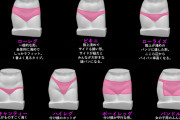 【画像】女子のパンティ、種類が豊富すぎる
