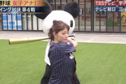 三谷紬アナ、Fカップ乳揺れスイング＆ジャンプGIF動画がエロすぎる！世界野球プレミア12企画でおっぱい揺らしまくり！爆乳キャプ画像あり