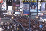 【画像】道頓堀、案の定阪神優勝でえらいことになるｗｗｗｗｗｗｗｗｗｗ