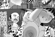 【エロ漫画】汚いホームレス中年に純潔を奪われた才色兼備のJK！偶然手に入れたエロ本で露出オナニーにハマってしまい…