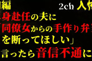 【２ｃｈヒトコワ】単身赴任中の夫が音信不通になったので、凸してもいいでしょうか？【ゆっくり解説】