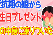 【2chほのぼのスレ】反抗期の娘から誕生日プレゼント→その中身に家族全員凍りついた【ゆっくり解説】