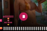 美尻ちゃんねる🍑🔞NO WAR🤝の裏垢動画・美尻🍑金ビキニ女子大生！隅々まで洗う姿に興奮が止まらない