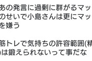 【悲報】小島瑠璃子さん、ツイートするたびに筋トレ民に粘着されてしまう