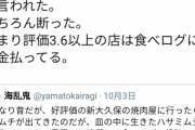 食べログの現実がこちらｗｗｗｗｗｗｗｗｗｗｗｗｗｗ