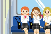 【画像】満員電車の中、女子高生の横に『コレ』が座ってたときの衝撃ｗｗｗｗｗｗｗ