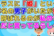 【2ch】ｸﾗｽﾒｲﾄ「俺が姫と言うあだ名で呼ばれ続けたのは私子のせいだ！」私「…私、微塵も関係なくない？」【2ch面白いスレ 2chまとめ】