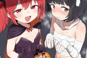 【二次エロ】ハロウィンで仮装してる女の子とイタズラえっち