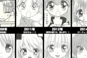 【悲報】少女漫画家さん、41年で絵柄が変わりすぎてしまう