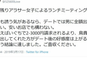 まん様「高いレストランで3000円高く出すより鳥貴族で全額おごれが女の子の総意」