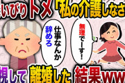 【2ch スカッと】嫁いびりトメ「介護が必要になったから仕事辞めて」→看護師の私「散々嫁いびりしたくせに。無理です。」