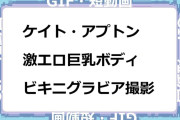 ケイト・アプトン　激エロ巨乳ボディビキニグラビア撮影GIF