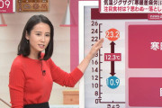 【画像】テレ朝の森川夕貴アナの横乳、すごすぎる