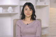 【画像】TBS NEWSで米澤かおりアナのニット巨乳