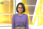 【画像】NHKシブ5時の福岡良子さん、ニット巨乳がエッチエチｗｗｗ