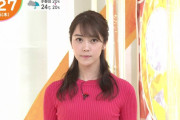 【画像】はやドキで上野愛奈アナのニットおっぱい