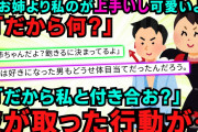 【スカッと】小さい頃から私から全てを奪っていく妹。妹「新しい彼？お姉より私のが美人だし上手いの」彼氏「だから？」そして更に彼氏が…【2chスレゆっくり解説】【2本立て】