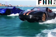 【動画】海面を走る“オープンカー”?　エンジンだけは日本製 水陸両用目指す