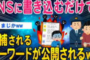 【2ch面白いスレ】SNSに書き込むと逮捕される危険な言葉一覧がこちらww【ゆっくり解説】