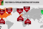 【悲報】pornhubさん、クリスマスイブのアクセス数の世界マップを公表ｗｗｗｗｗｗｗｗｗｗｗｗ