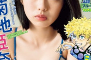 童顔巨乳JK菊地姫奈、水着グラビア画像がスタイル抜群すぎるwwヤンマガで最高の美ボディ披露！
