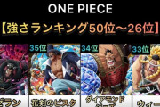 【衝撃】ワンピース最新版の『最強ランキング』、ガチのマジでとんでもないことになってる模様ｗｗｗ