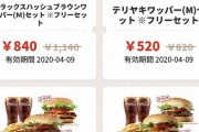 マクドの乞食「ハンバーガー3つとチキンクリスプ2つで！！」店員「……お会計500円です」