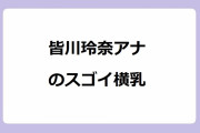 皆川玲奈アナのスゴイ横乳！おじさんだらけ番組のオアシス