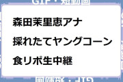 森田茉里恵アナ　採れたてヤングコーン食リポ生中継！あさイチ