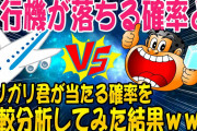 【2ch面白いスレ】飛行機事故の確率とガリガリ君の当たる確率を比較してみた結果【ゆっくり解説】