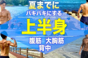 夏の水泳でみんなを驚かせるために筋肉をつけたいんだがｗｗｗｗｗｗ