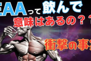 バカ「筋トレの時はEAA飲んで素早くアミノ酸を」ワイ「プロテインでよくね？」