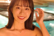 【画像】美人すぎる音大卒美女、大胆ビキニ姿を公開してしまうwwwww井手美希、ナイトプールのSEXY水着ショットが大好評！！！