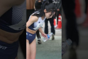 【動画】美女アスリート、水吐いただけで2億再生されるｗｗｗ